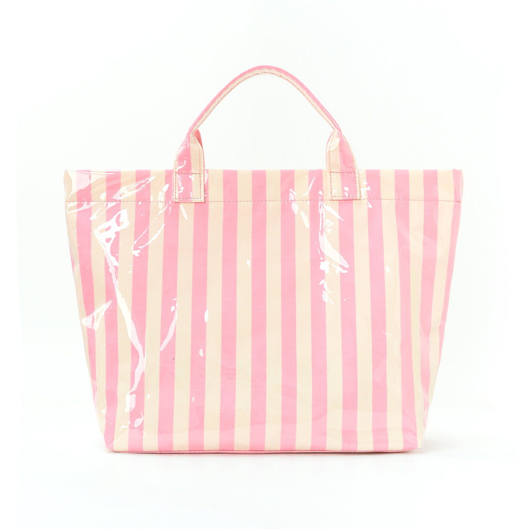 Beach bag with colorful check pattern and water-repellent coating Bowlift