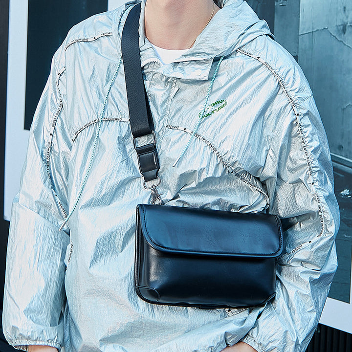 Leather Crossbody Messenger Bag Bowlift