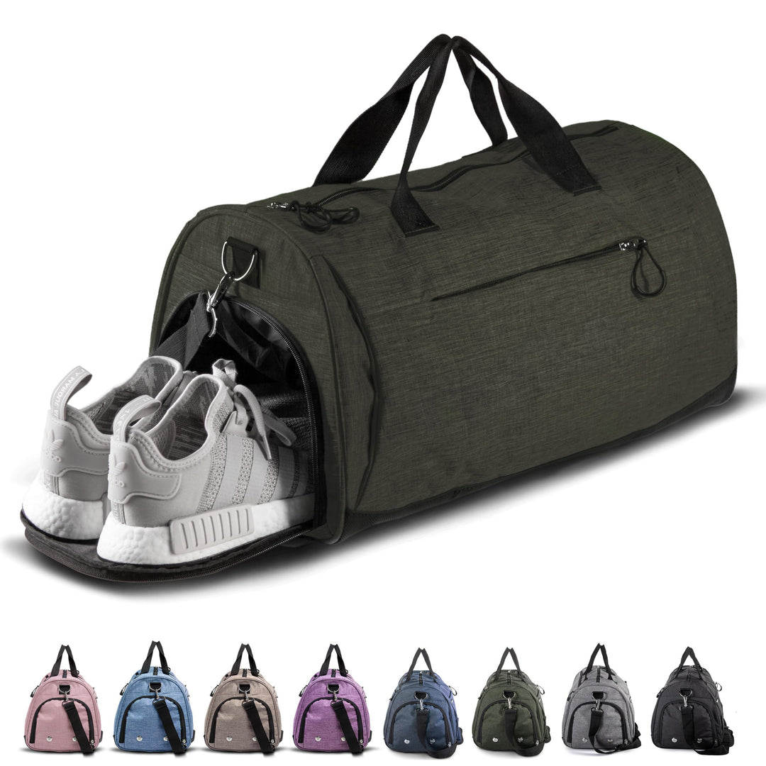 Women's sports bag with separate shoe compartment Bowlift