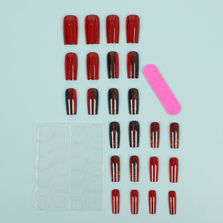 Artificial nails in modern Gothic design Bowlift