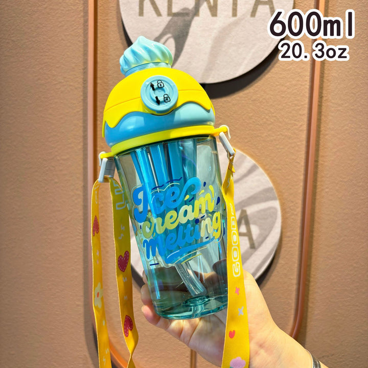Ladies creative drinking bottle in ice cream design Bowlift