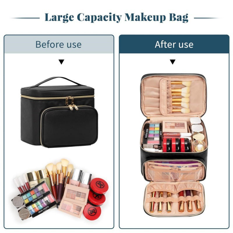Elegant Cosmetic Organizer Bag Bowlift