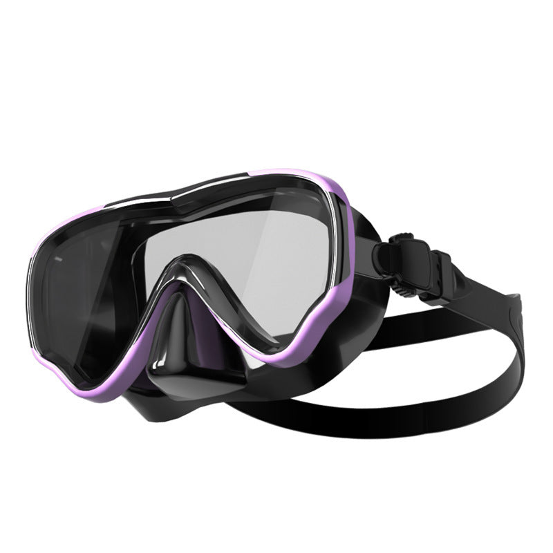 Diving mask with comfortable silicone cover Bowlift