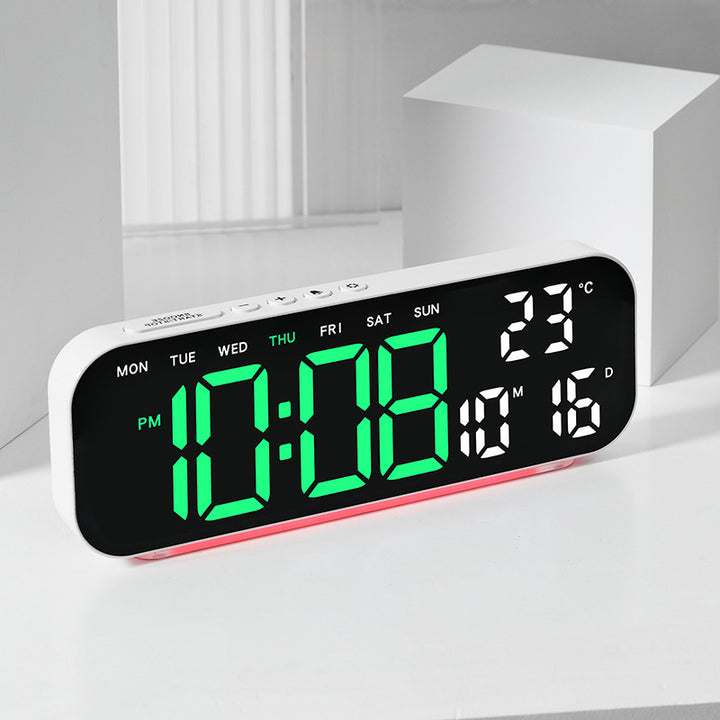 Digital weather alarm clock with temperature and hygrometer display Bowlift
