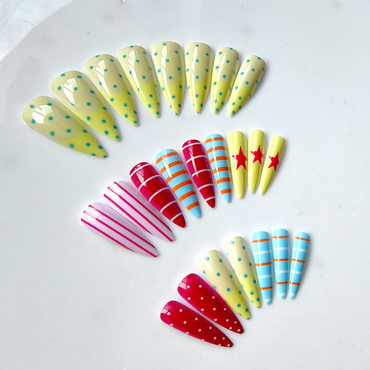 Artificial Nails In Creative Design Bowlift