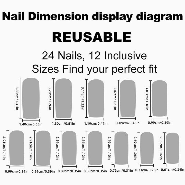 Artificial nail tips with glamorous snake design Bowlift