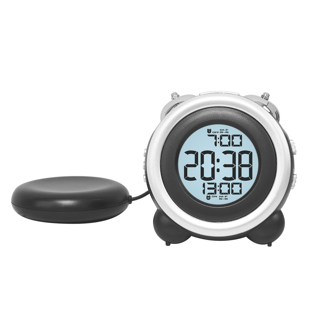 Digital Alarm Clock with Dual Alarm and Temperature Display Bowlift