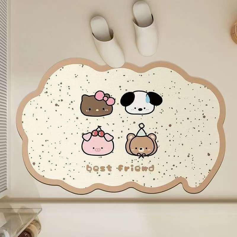 Playful Pet-Themed Area Mat