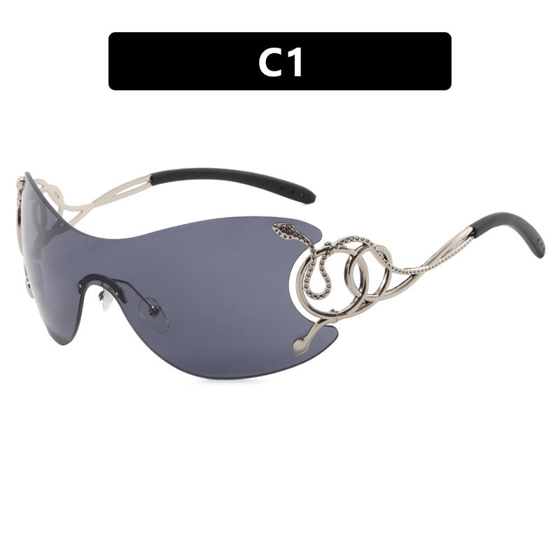 Women’s futuristic sunglasses with playful design Bowlift