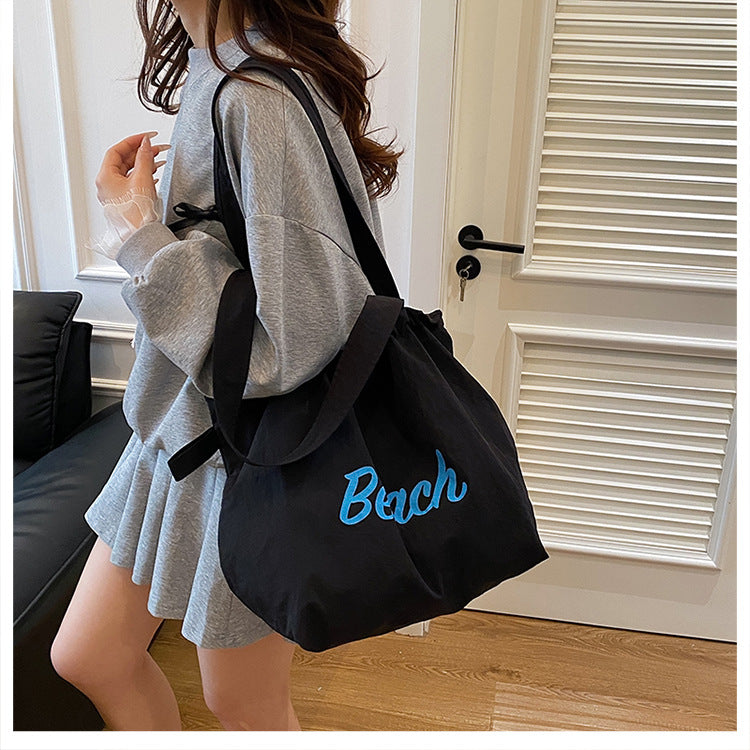 Spacious Canvas Tote Bag Bowlift