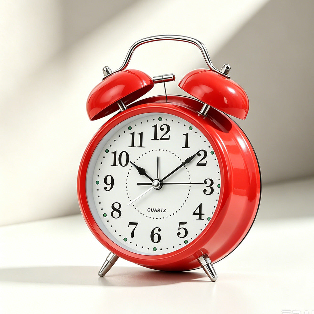 Classic Alarm Clock in Retro Style Bowlift