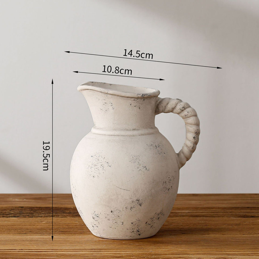Elegant and Rustic Ceramic Carafe Bowlift