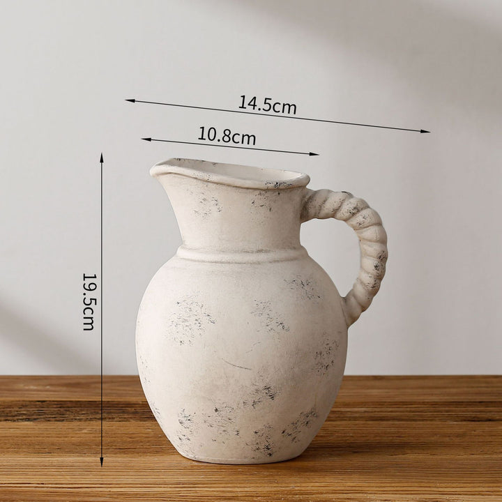 Elegant and Rustic Ceramic Carafe Bowlift