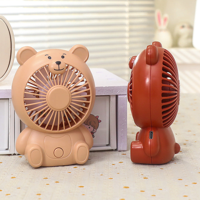 Ladies USB table fan in bear design Bowlift