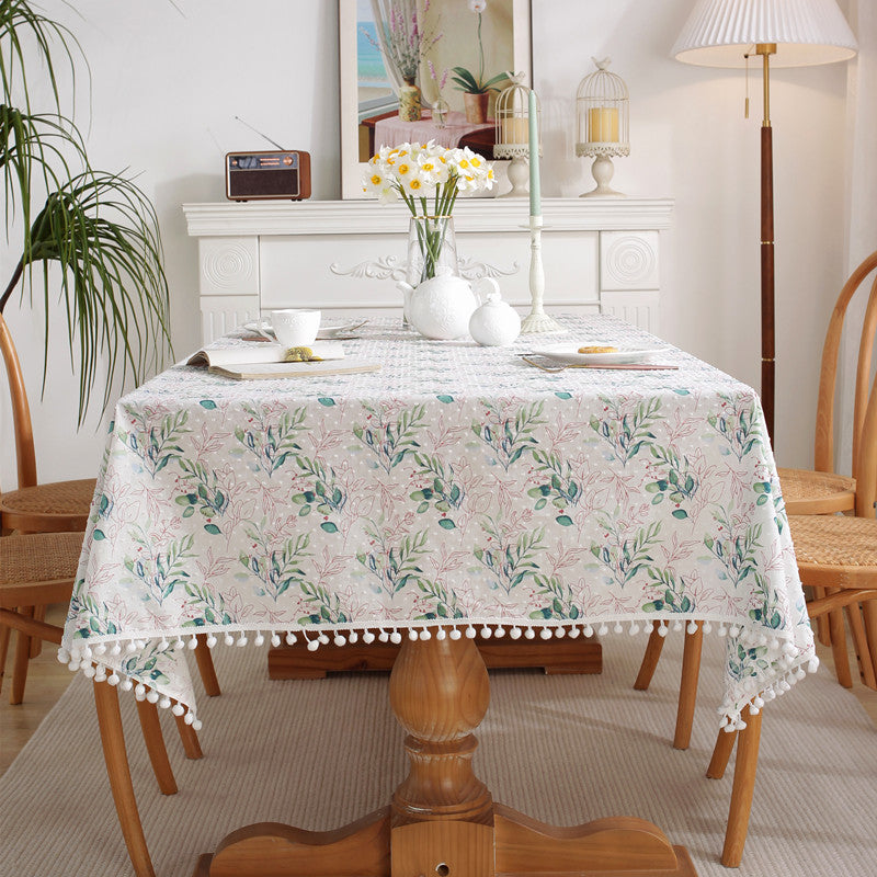Floral Printed Tablecloth