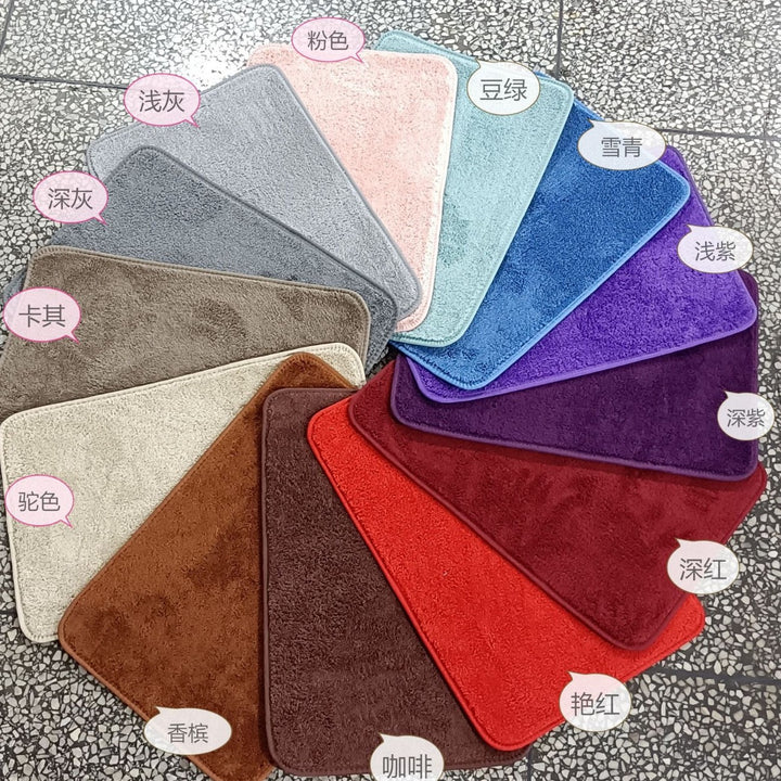 Plush Microfiber Bath Mat Bowlift