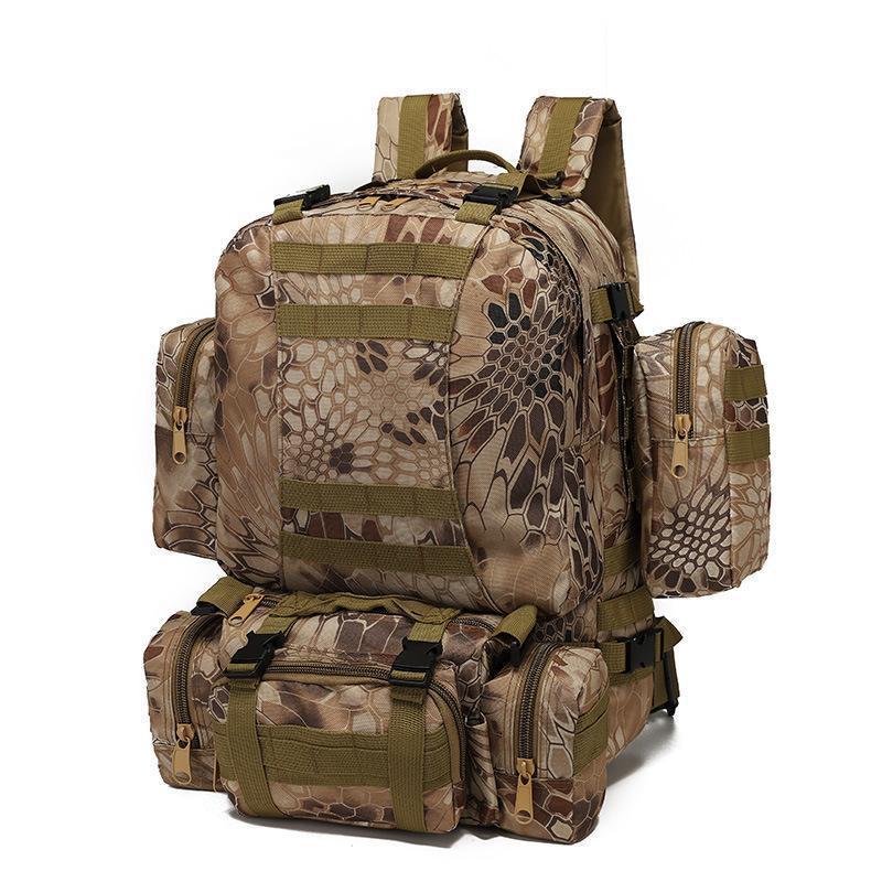 Tactical Backpack With Versatile Storage Space And Modular Pockets Bowlift