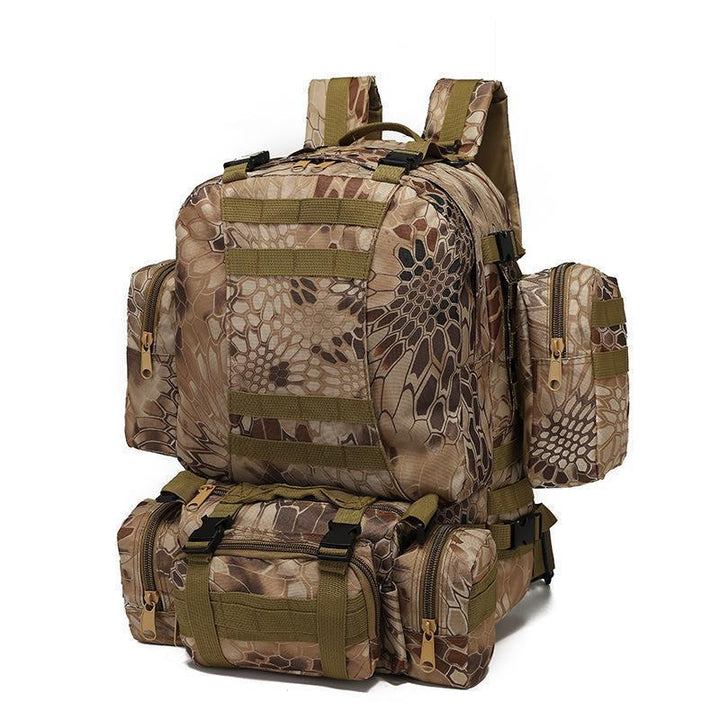 Tactical Backpack With Versatile Storage Space And Modular Pockets Bowlift
