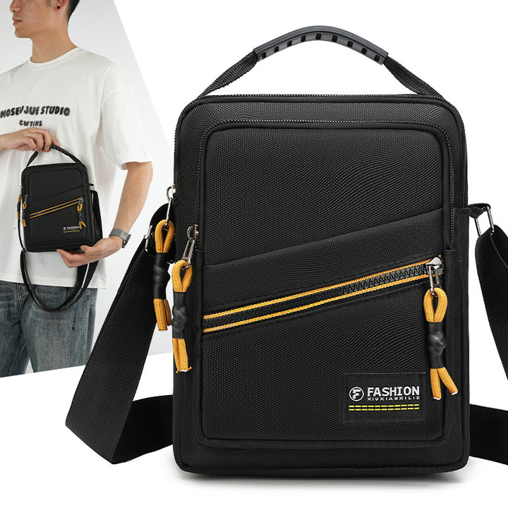 Versatile Multi-Compartment Messenger Bag Bowlift
