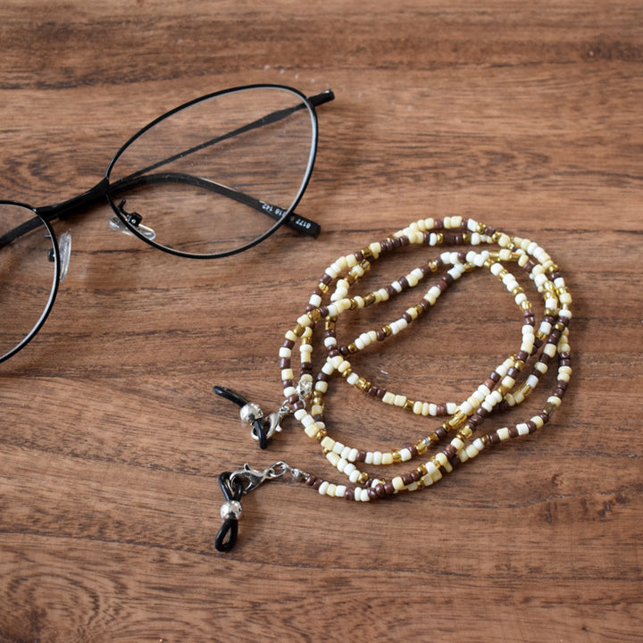 Colorful Handcrafted Beaded Eyewear Chain Bowlift