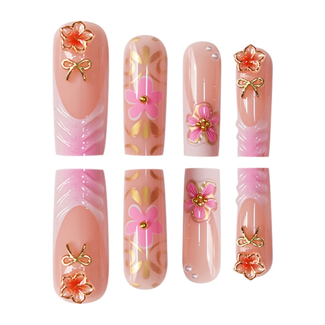 Glamorous Artistry Press-On Nail Set Bowlift