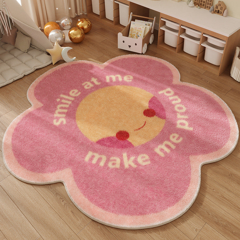 Playful Round Area Rug