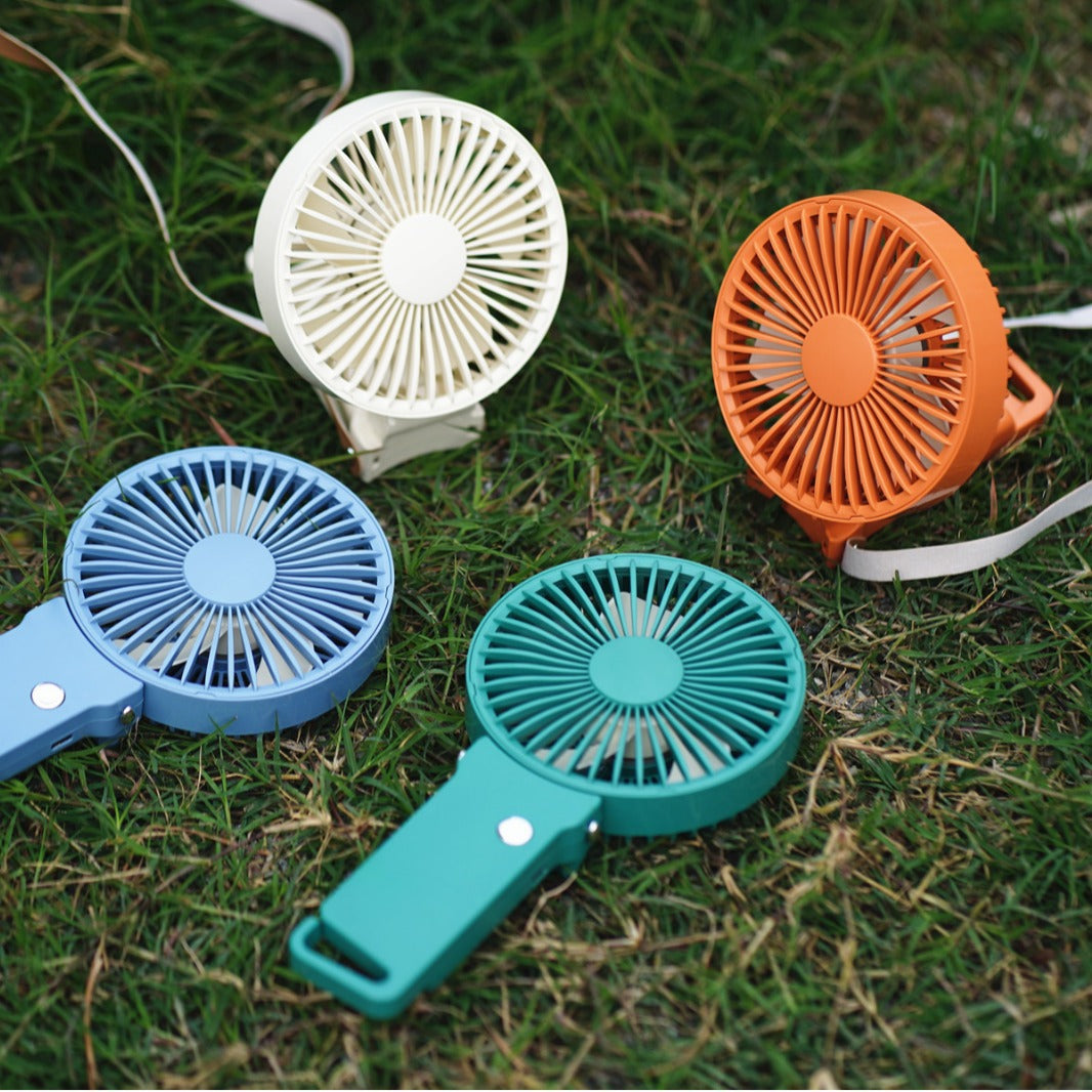 Unisex Portable Hand Fan with Ergonomic Handle and Powerful Battery Bowlift