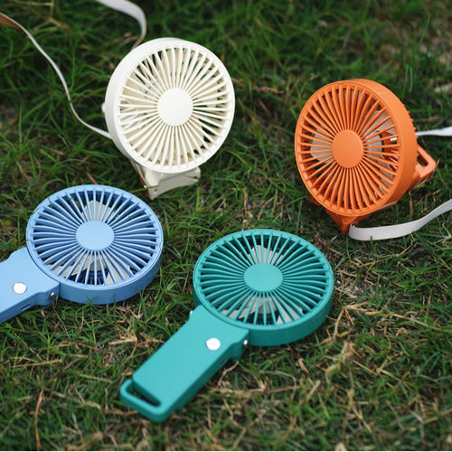 Unisex Portable Hand Fan with Ergonomic Handle and Powerful Battery Bowlift