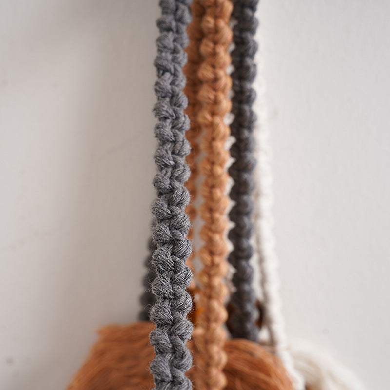 Macrame Leaf Wall Hanging Decor Bowlift