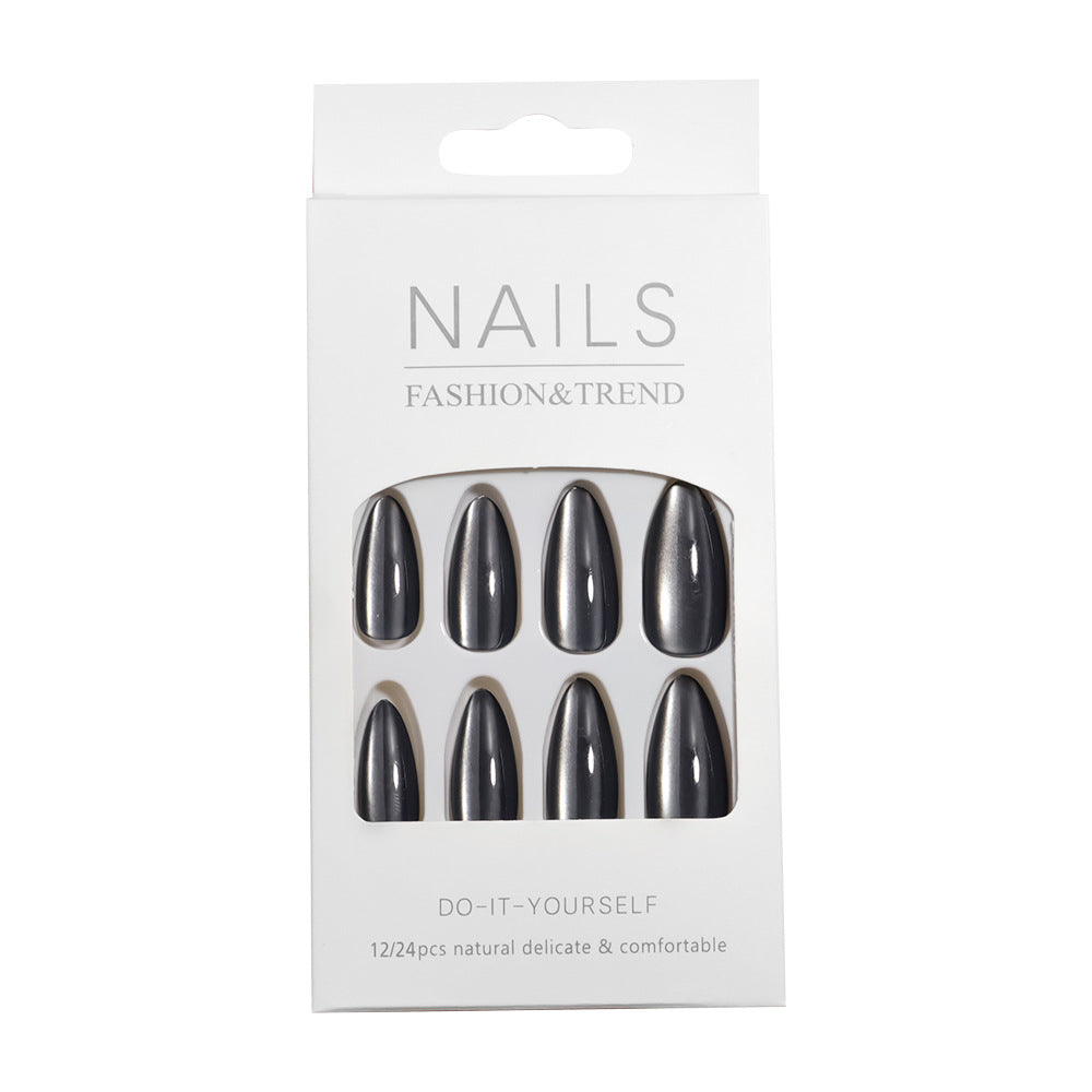 DIY Almond-Shaped Press-On Nail Set Bowlift