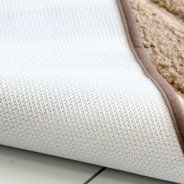 Cozy Textured Bath Mat Bowlift