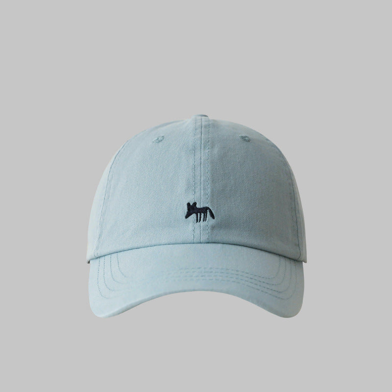 Women's Casual Embroidered Adjustable Baseball Cap Bowlift