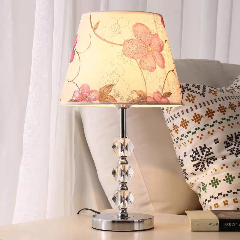 Floral Design Accent Table Lamp