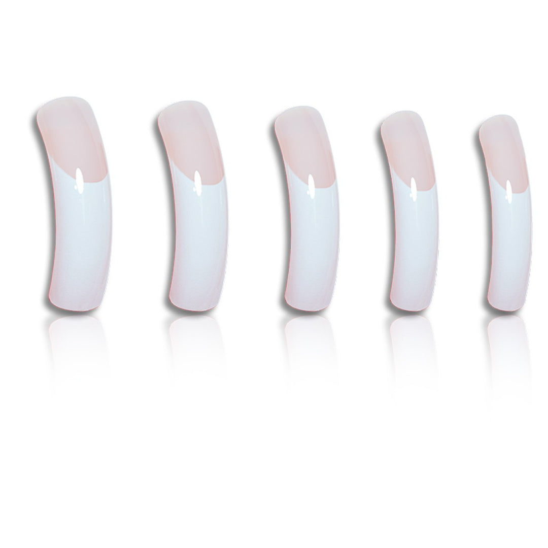 Premium French Tip Nail Extensions Bowlift