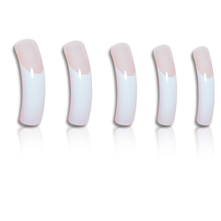 Premium French Tip Nail Extensions Bowlift