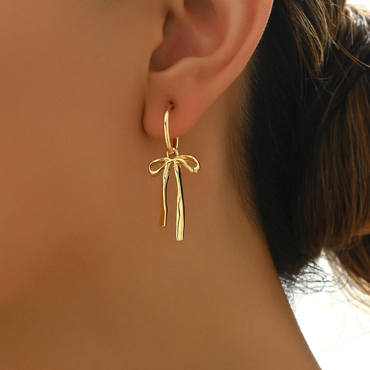 BowLift | Dainty Dangle Bow Earrings