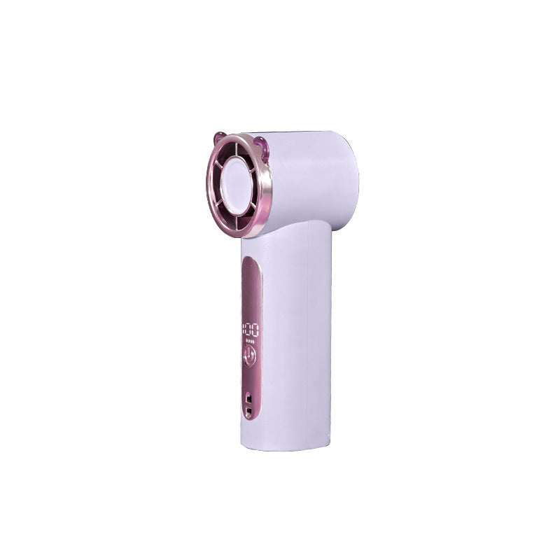 Women's Portable High-Performance Fan with Digital Display Bowlift