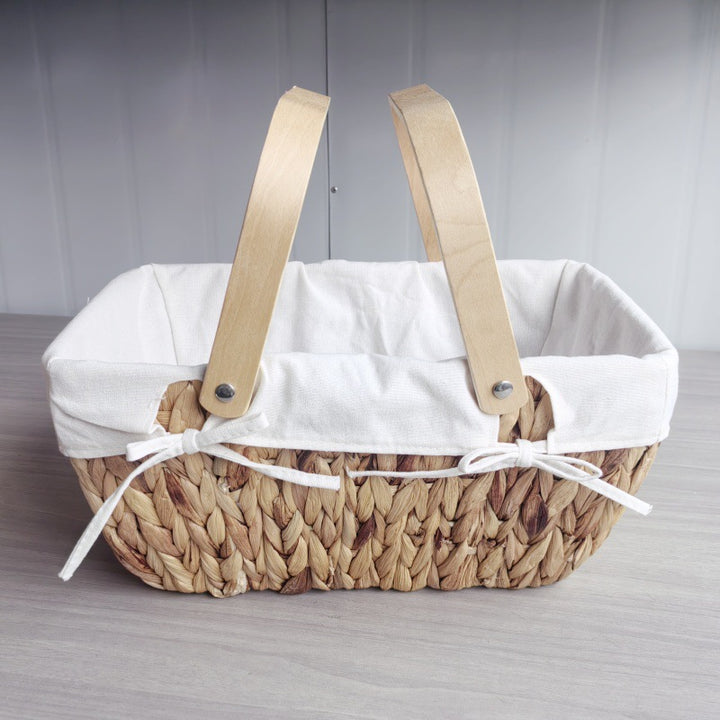 Natural Woven Storage Basket Bowlift