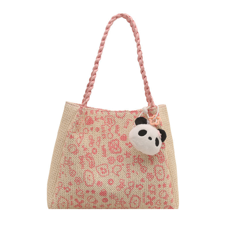 Chic Woven Tote Bag Bowlift