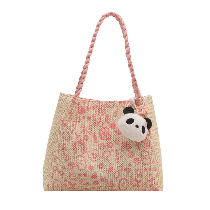 Chic Woven Tote Bag Bowlift