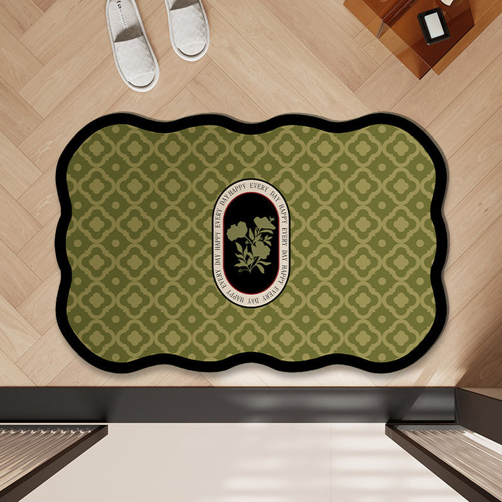 Decorative Oval Area Mat