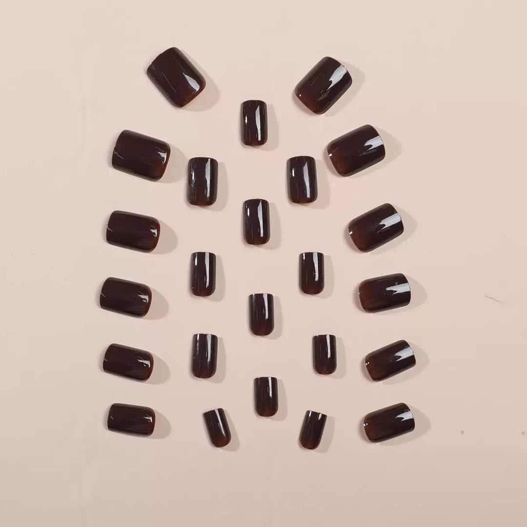 Artificial nail set for luxurious nail design Bowlift