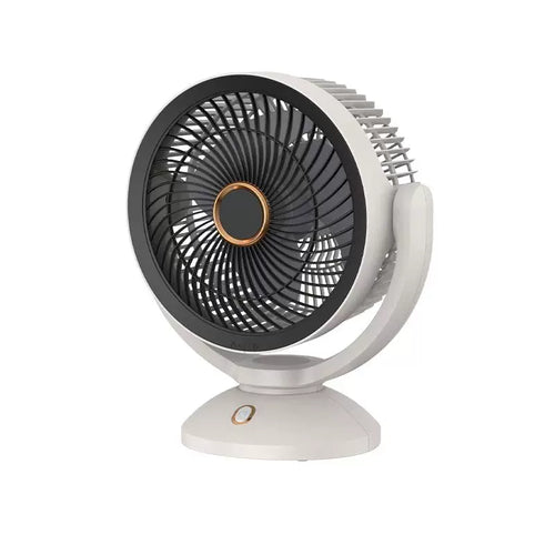 Unisex one size compact oscillating table fan with adjustable tilt angle, silent brushless motor and USB charging Bowlift