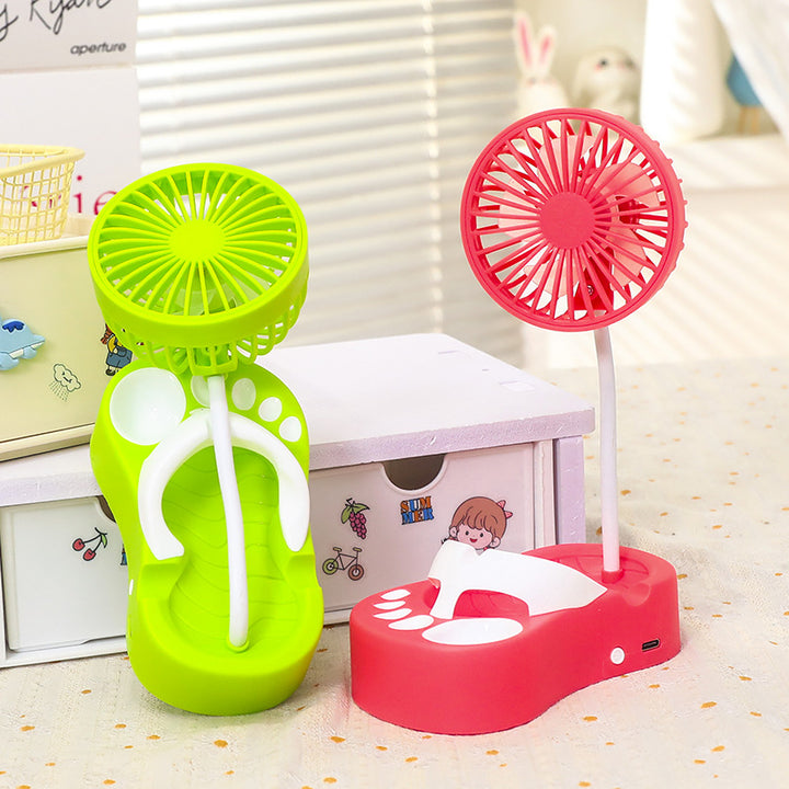 Ladies Portable Table Fan with Flexible Height Bowlift