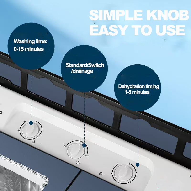 Compact washing machine with multifunctional spin and wash function Bowlift