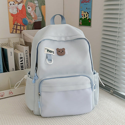 Cute Illustrated School Backpack