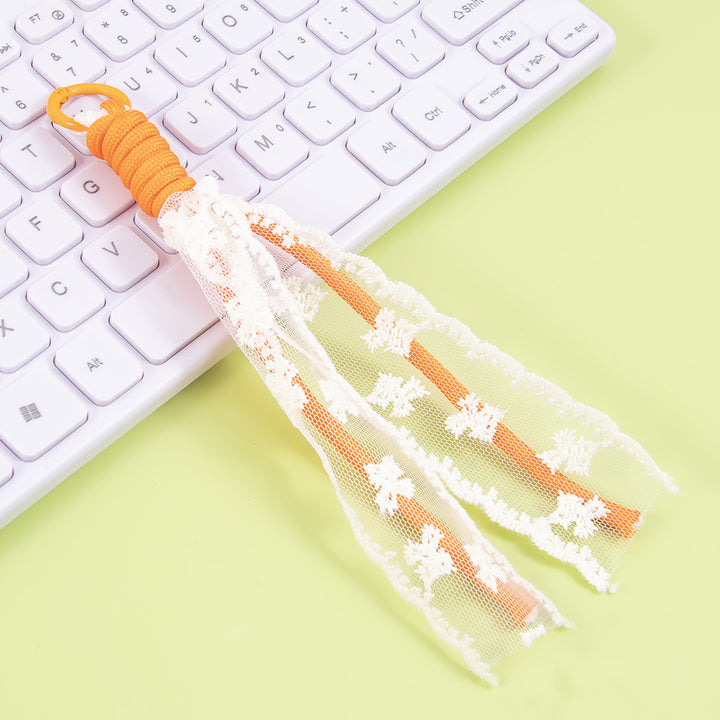 Elegant Lace Tassel Keychain Bowlift