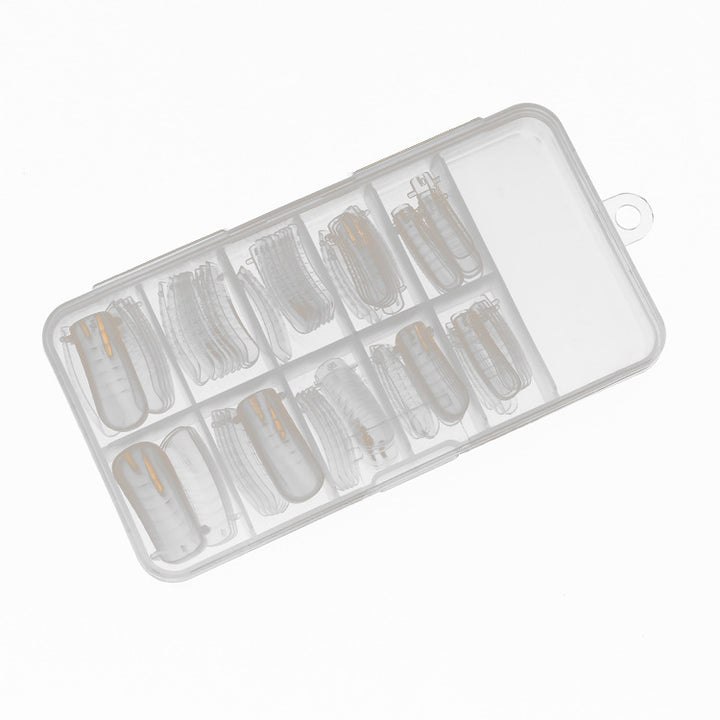 Clear Press-On Nail Tips Bowlift