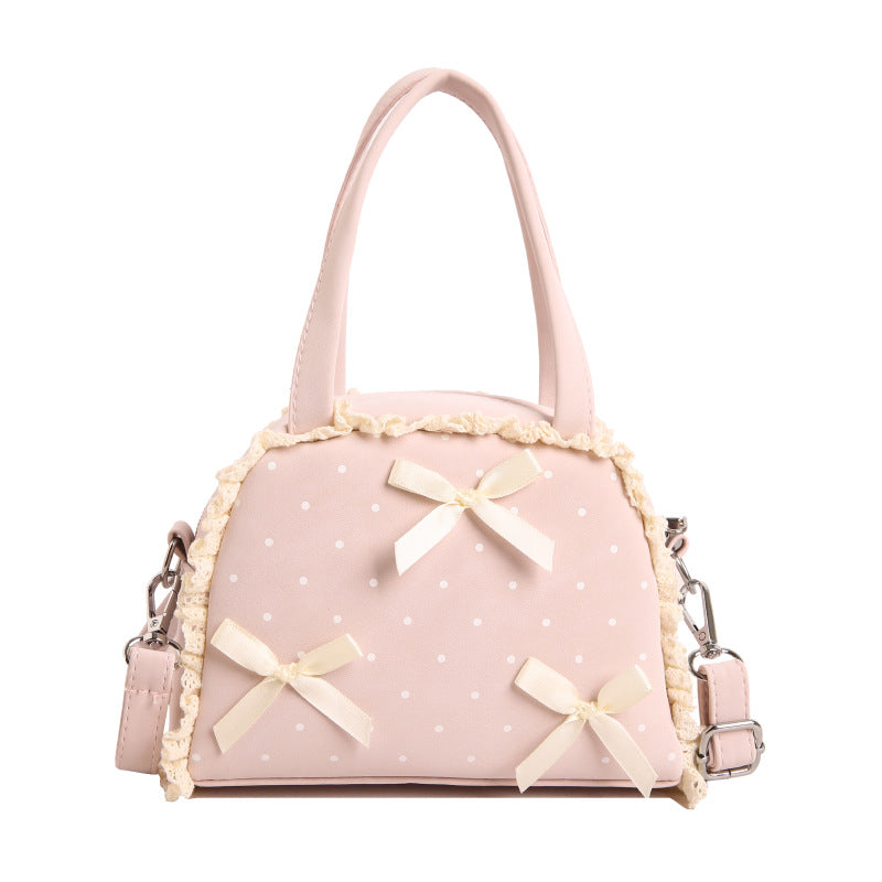 WoCharming Bow-Embellished Everyday Handbag Bowlift
