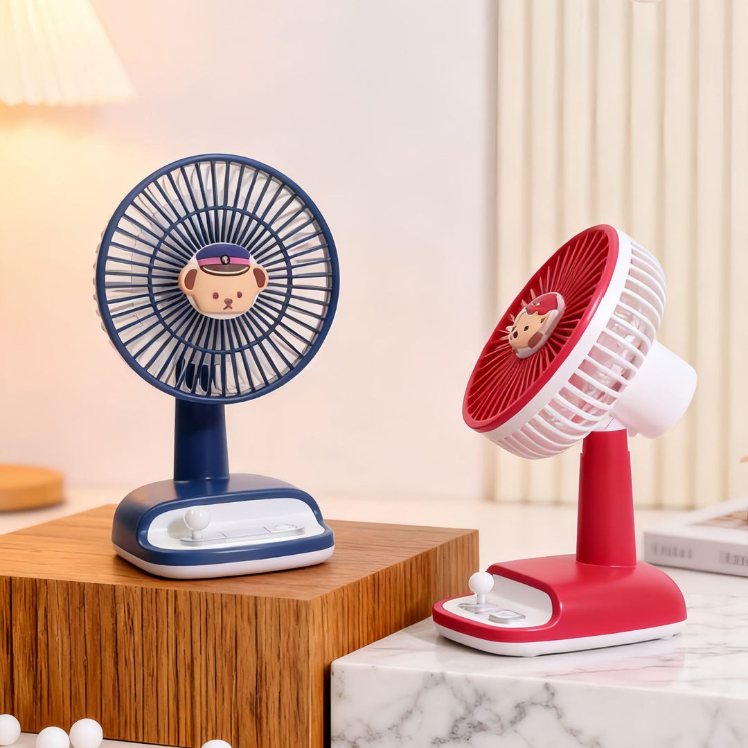 Ladies table fan with flexible tilt angle Bowlift